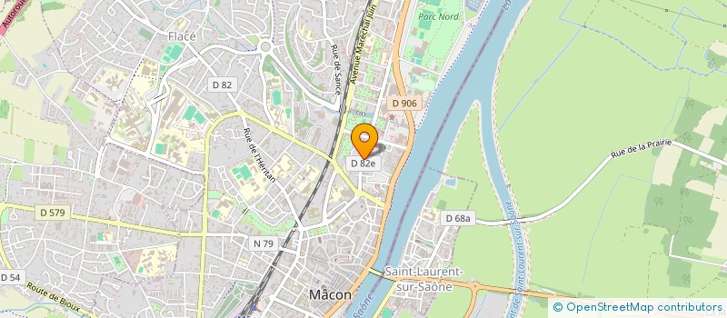 localisation de l'entreprise SCI DU BOIS DES DREAN  MACON