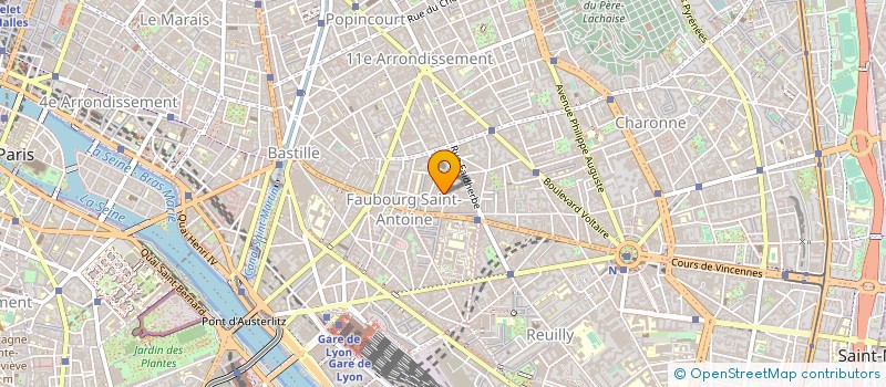 localisation de l'entreprise SCI DU BOIS DES JONCS à PARIS