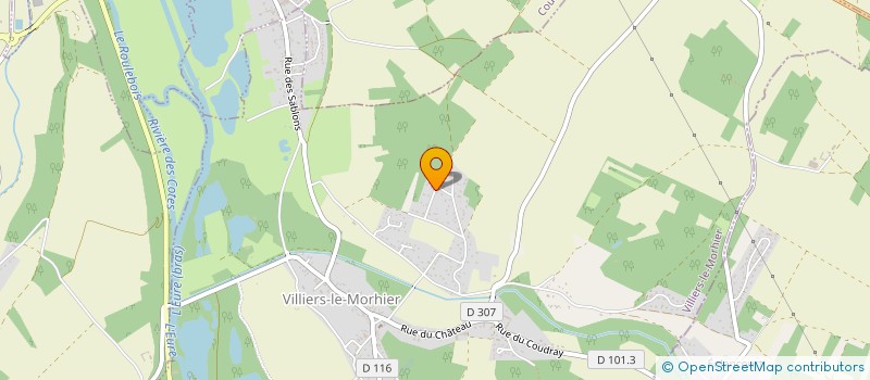 localisation de l'entreprise SCI DU BOIS DES MONTS ROUGES à VILLIERS-LE-MORHIER