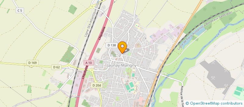 localisation de l'entreprise SCI DU BOIS DES NAUDS  JAUNAY-MARIGNY