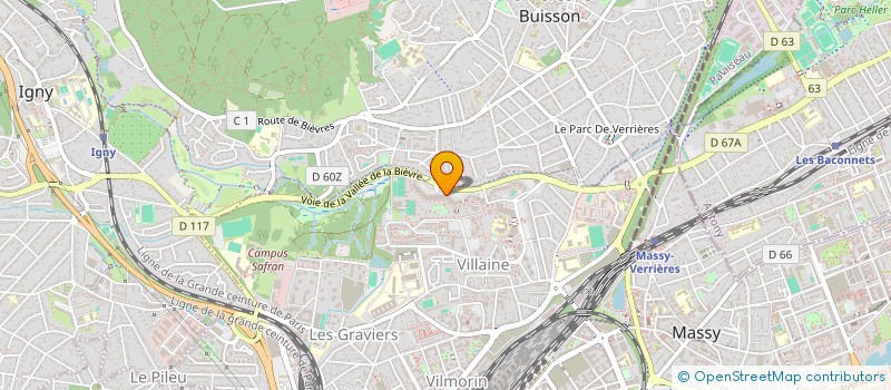 localisation de l'entreprise SCI DU BOIS DES PAONS à MASSY