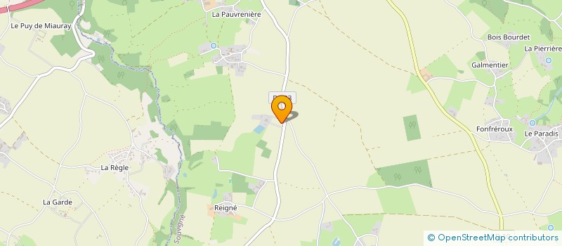localisation de l'entreprise SCI DU BOIS DES PRES à SOUVIGNE