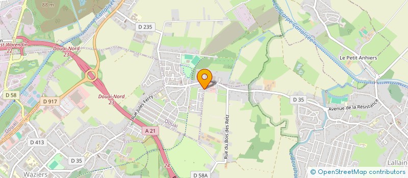 localisation de l'entreprise SCI DU BOIS DES RETZ  SIN-LE-NOBLE