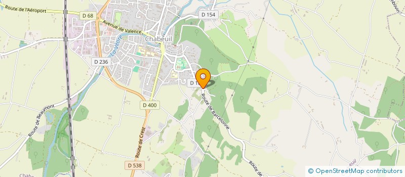 localisation de l'entreprise SCI DU BOIS DES SAINT PERES à CHABEUIL