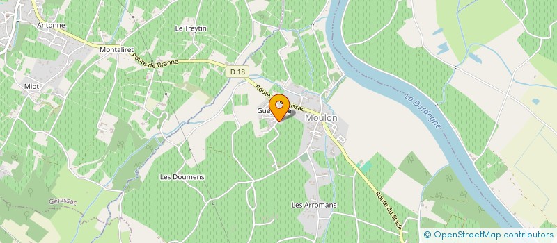 localisation de l'entreprise SCI DU BOIS DESIR  MOULON