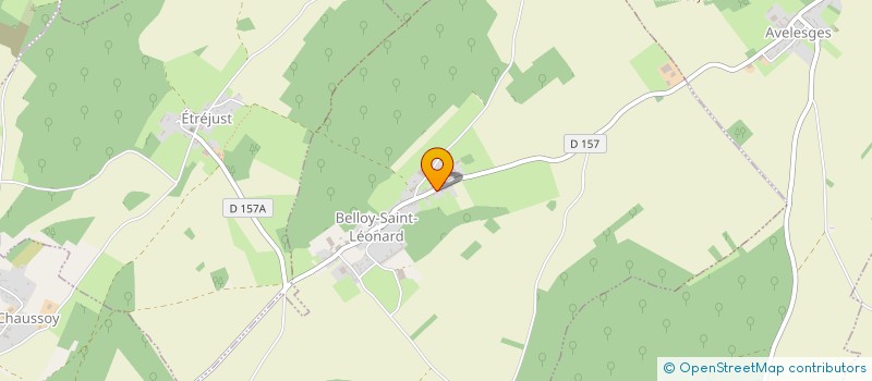 localisation de l'entreprise SCI DU BOIS DORMANT  BELLOY-SAINT-LEONARD