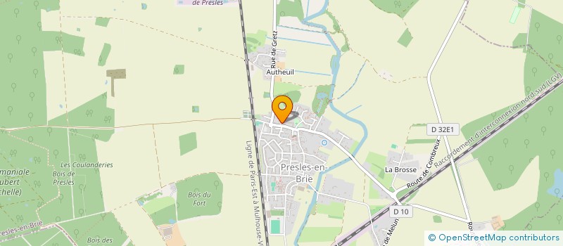 localisation de l'entreprise SCI DU BOIS DU FORT  PRESLES-EN-BRIE