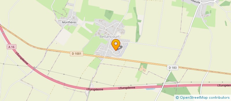 localisation de l'entreprise SCI DU BOIS DU FOY  BELLANCOURT