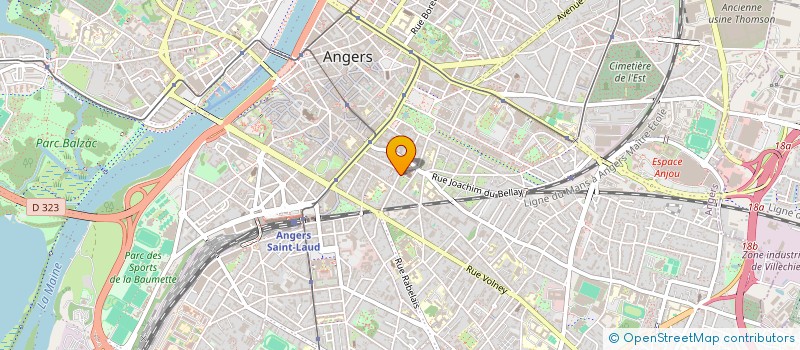 localisation de l'entreprise SCI DU BOIS FLEURI à ANGERS