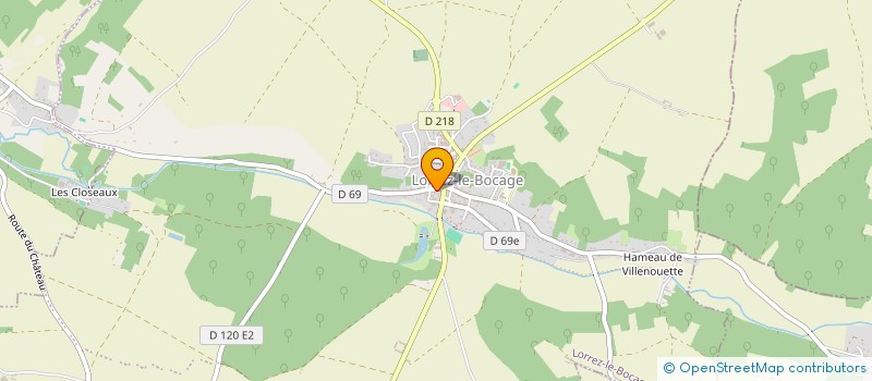 localisation de l'entreprise SCI DU BOIS GALLET  LORREZ-LE-BOCAGE-PREAUX