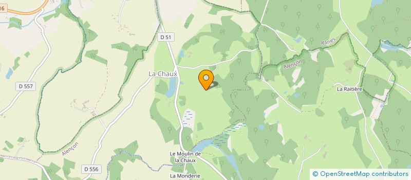 localisation de l'entreprise SCI DU BOIS GAUTIER à LA CHAUX