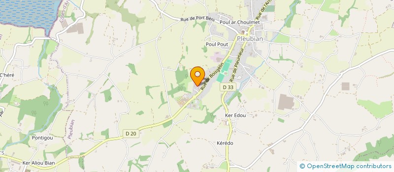 localisation de l'entreprise SCI DU BOIS GELIN  PLEUBIAN