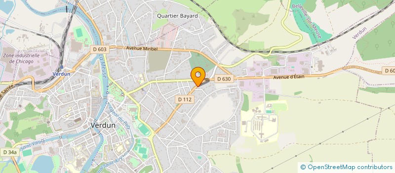 localisation de l'entreprise SCI DU BOIS GENDARME à VERDUN
