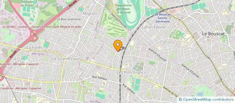 localisation de l'entreprise SCI DU BOIS GRAMMOND  BORDEAUX