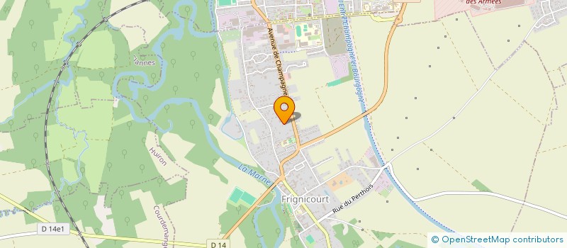 localisation de l'entreprise SCI DU BOIS GUILLAUME  FRIGNICOURT