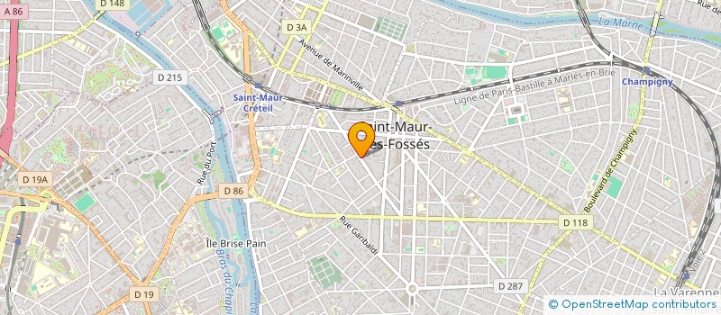 localisation de l'entreprise SCI DU BOIS GUIMIER à SAINT-MAUR-DES-FOSSES