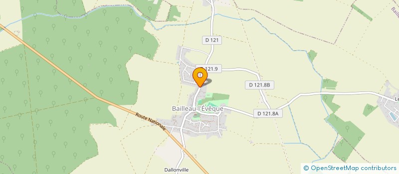localisation de l'entreprise SCI DU BOIS HERBIN à BAILLEAU-L'EVEQUE
