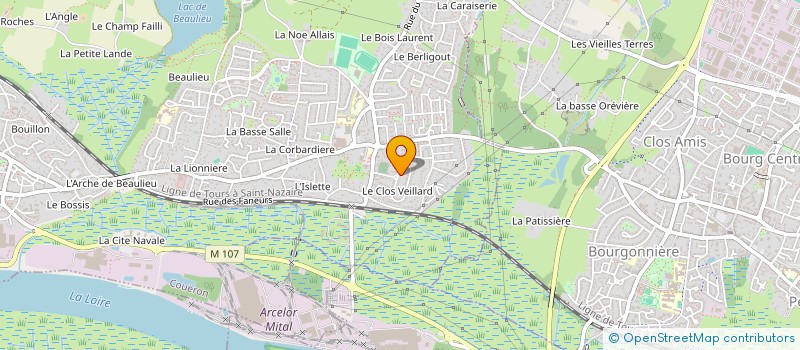 localisation de l'entreprise SCI DU BOIS JACQUES DE NANTES à COUERON