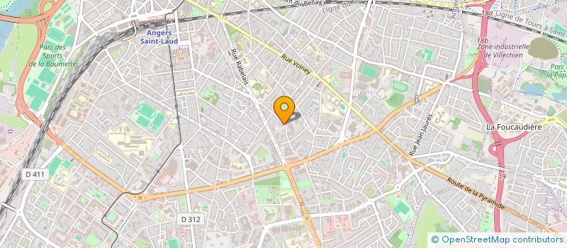localisation de l'entreprise SCI DU BOIS JEANNEAU à ANGERS