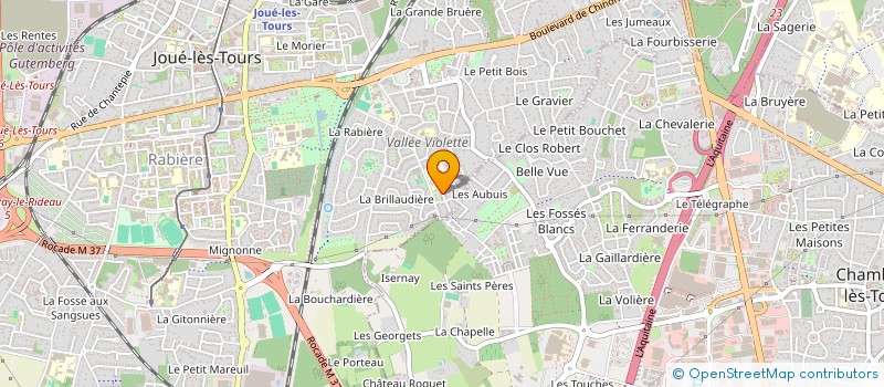localisation de l'entreprise SCI DU BOIS JOLI à JOUE-LES-TOURS