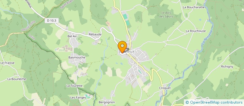 localisation de l'entreprise SCI DU BOIS JOLI  JONZIEUX