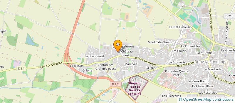 localisation de l'entreprise SCI DU BOIS L'ABBE  DOUE-EN-ANJOU