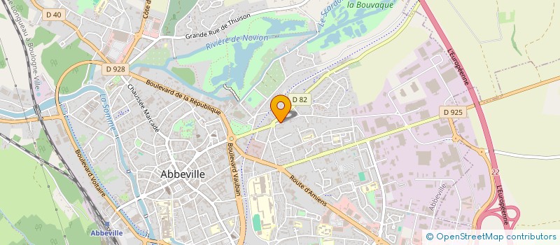 localisation de l'entreprise SCI DU BOIS LAURETTE à ABBEVILLE