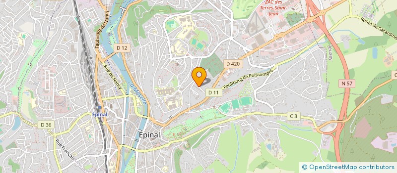 localisation de l'entreprise SCI DU BOIS LE ROI à EPINAL