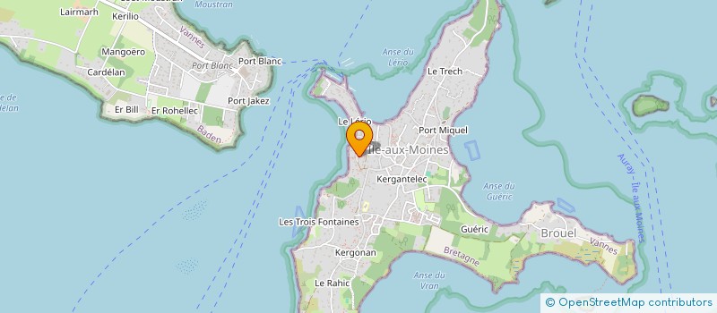 localisation de l'entreprise SCI DU BOIS MARTIN  ILE-AUX-MOINES