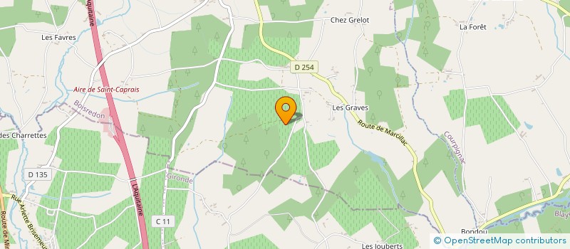 localisation de l'entreprise SCI DU BOIS MENU  BOISREDON