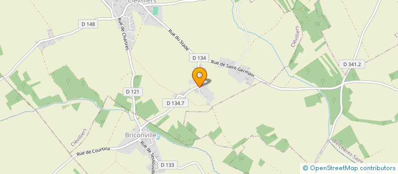 localisation de l'entreprise SCI DU BOIS NEUF à CLEVILLIERS