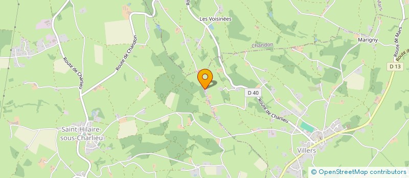 localisation de l'entreprise SCI DU BOIS NOE  VILLERS