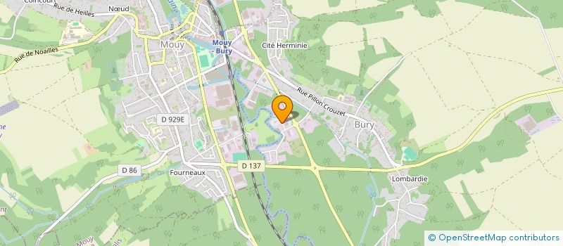 localisation de l'entreprise SCI DU BOIS NOIR  BURY