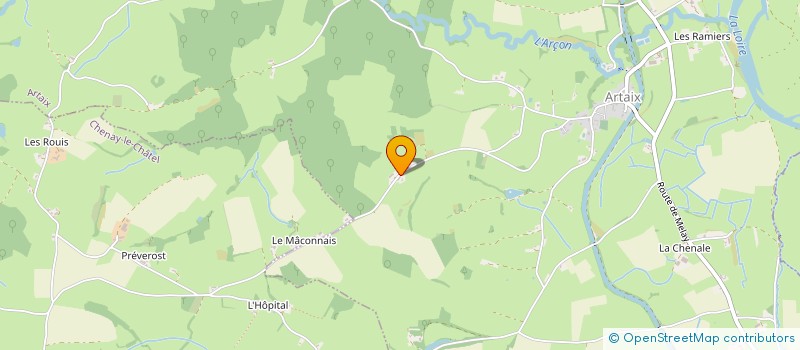 localisation de l'entreprise SCI DU BOIS PLAN  ARTAIX