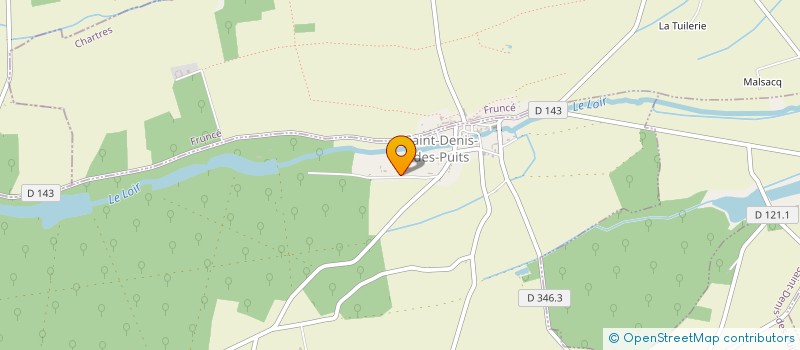 localisation de l'entreprise SCI DU BOIS PLANTE à SAINT DENIS DES PUITS