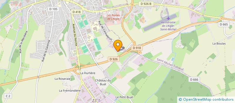 localisation de l'entreprise SCI DU BOIS ROBERT à L AIGLE