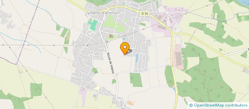 localisation de l'entreprise SCI DU BOIS ROND  VILLETTE-D'ANTHON