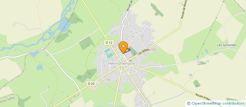 localisation de l'entreprise SCI DU BOIS ROND  HENRICHEMONT