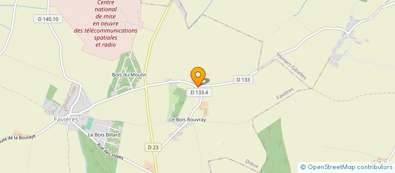 localisation de l'entreprise SCI DU BOIS ROUVRAY à FAVIERES