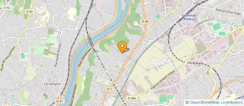 localisation de l'entreprise SCI DU BOIS ROUX  CALUIRE-ET-CUIRE