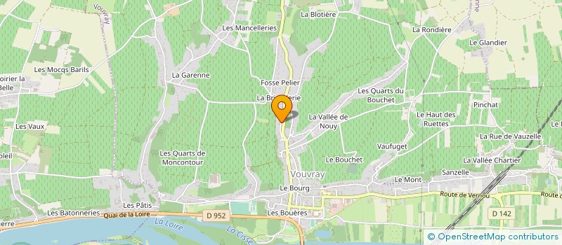 localisation de l'entreprise SCI DU BOIS SACRE à VOUVRAY