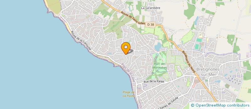 localisation de l'entreprise SCI DU BOIS SAINT PERE à BRETIGNOLLES-SUR-MER