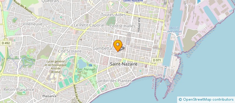 localisation de l'entreprise SCI DU BOIS SAVARY  SAINT-NAZAIRE