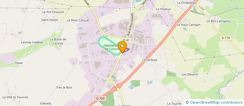 localisation de l'entreprise SCI DU BOIS TAILLANT à LOUDEAC