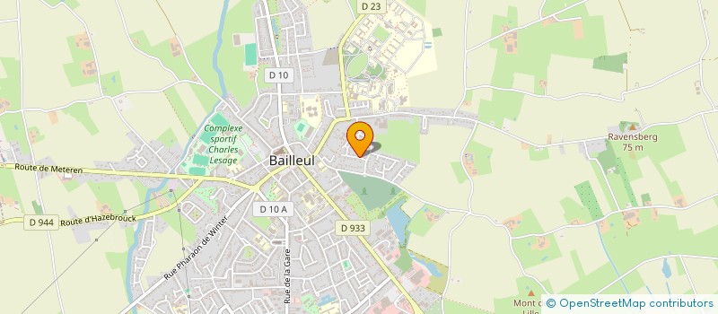 localisation de l'entreprise SCI DU BOIS VERT à BAILLEUL