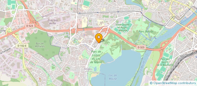 localisation de l'entreprise SCI DU BOISROND à ANGERS