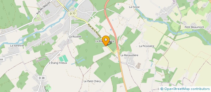 localisation de l'entreprise SCI DU BOISSELAS à CELLETTES