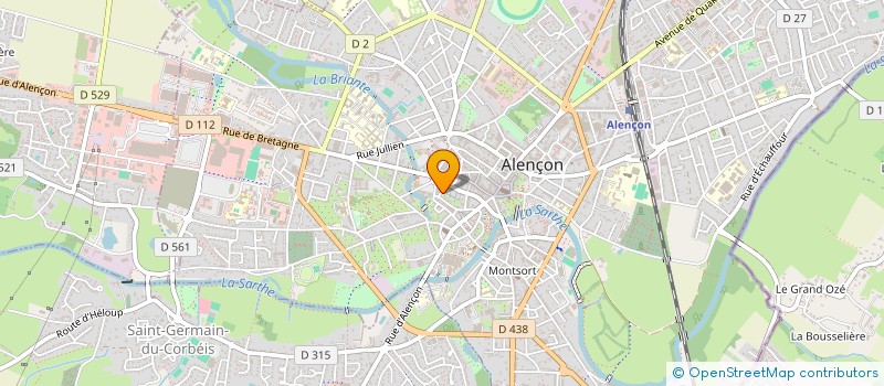 localisation de l'entreprise SCI DU BON ACCUEIL à ALENCON