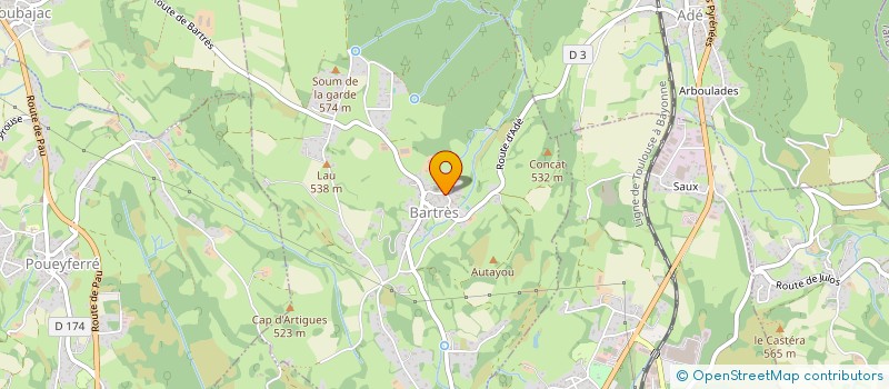 localisation de l'entreprise SCI DU BON ACCUEIL  BARTRES