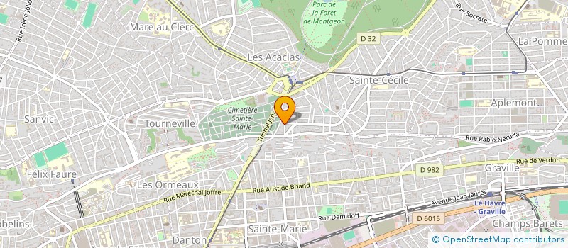 localisation de l'entreprise SCI DU BON AIR à LE HAVRE